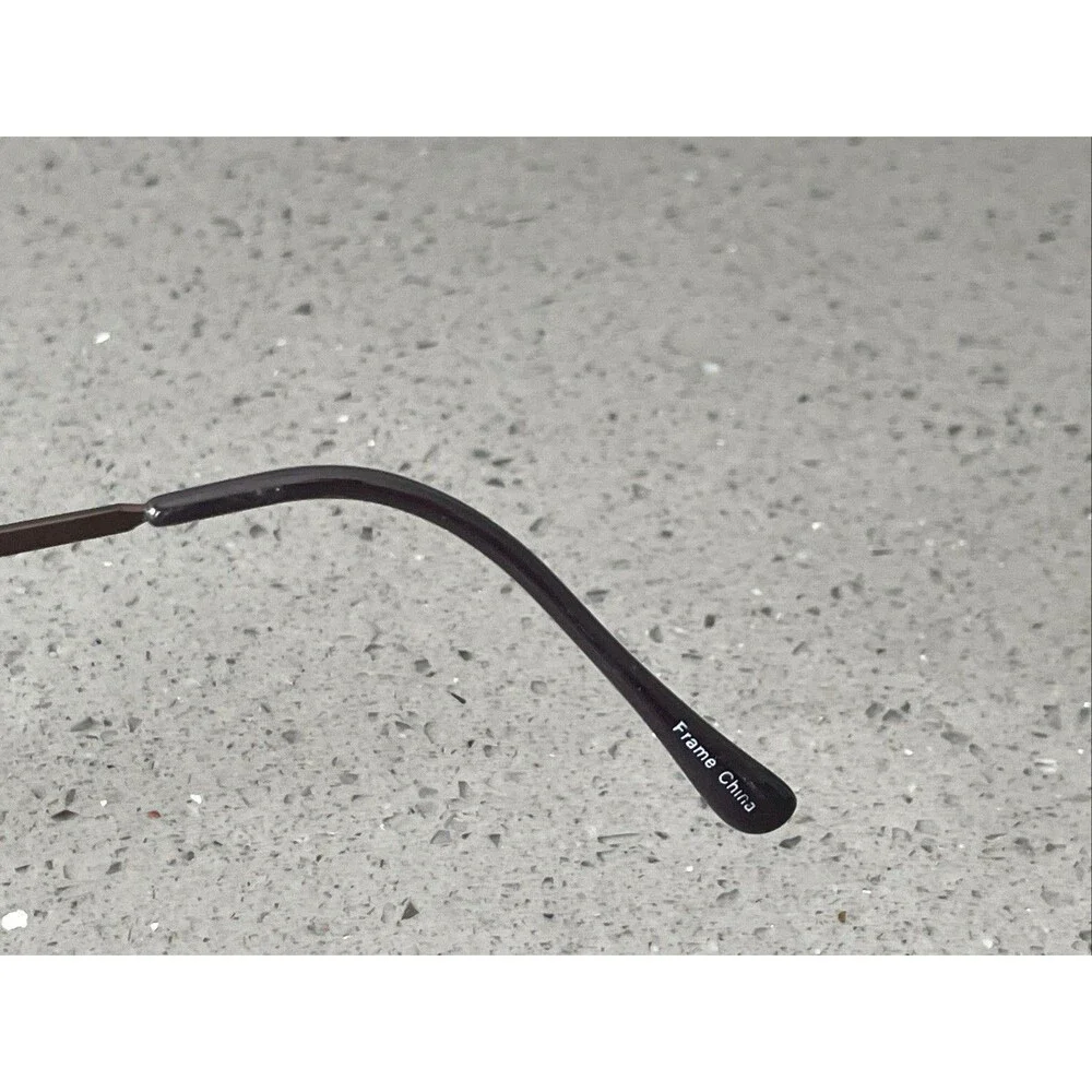 MODERN OPTICAL KEVIN Brown METAL AVIATOR STYLE EYEGLASSES 56-18-140 FRAMES ONLY